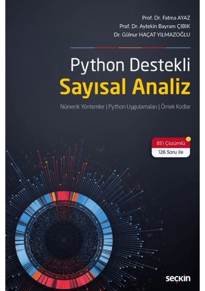 Python Destekli Sayısal Analiz - Fatma Ayaz