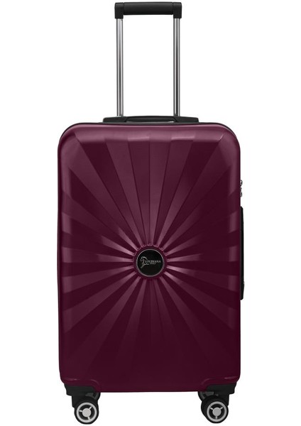 Kabin Boy %100 Polikarbon Valiz 4x2 Teker Bordo 1809