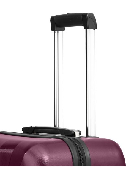 Kabin Boy %100 Polikarbon Valiz 4x2 Teker Bordo 1809