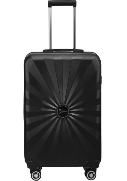 Kabin Boy %100 Polikarbon Valiz 4x2 Teker Siyah 1809