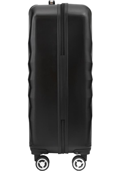 Kabin Boy %100 Polikarbon Valiz 4x2 Teker Siyah 1809