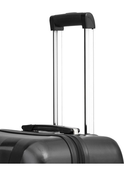 Kabin Boy %100 Polikarbon Valiz 4x2 Teker Siyah 1809