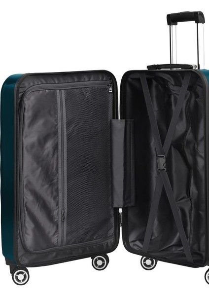 3'lü Valiz Seti Polikarbon Valiz 4x2 Teker Petrol 1808 indirimleri