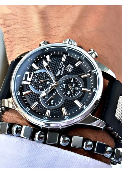 Function FCF.11550FS.03 Silikon Kordon Erkek Kol Saati modelleri