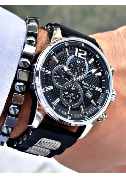 Function FCF.11550FS.03 Silikon Kordon Erkek Kol Saati fırsatları