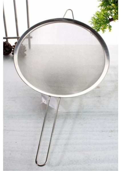 Tekno Trust 22 cm Metal Çok Amaçlı Süzgeç Un Şeker Makarna Pirinç Süzgeci