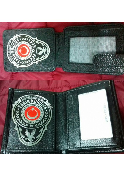 Yakın Koruma Rozetli Cüzdan (2)Adet,al-Sıvıle Satılmaz-Sadece Yakın Koruma Personelı Satın Alabılır.