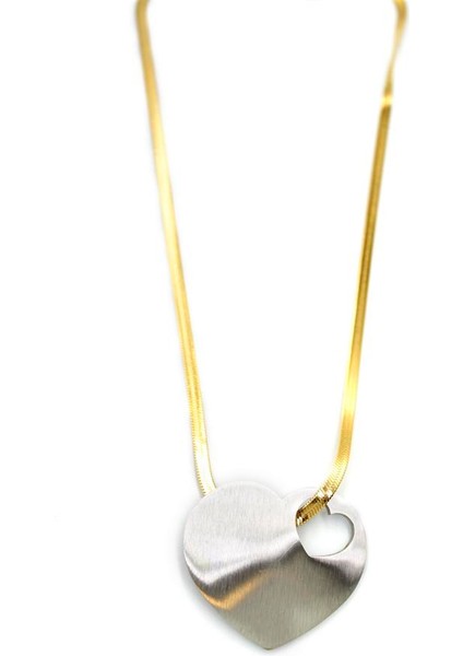 Kalp Kolye - Gümüş