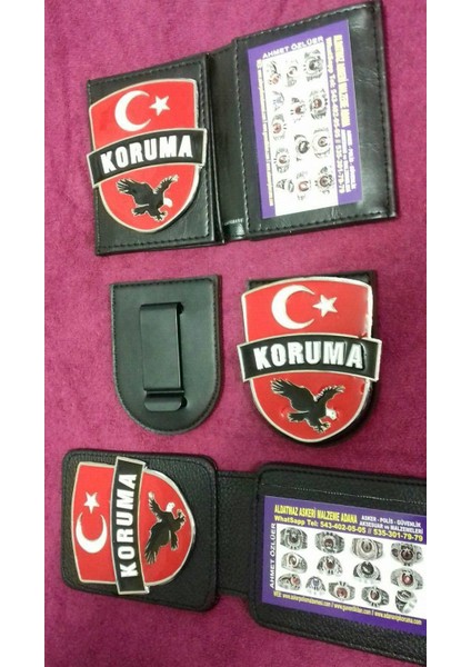 Aldatmaz.Yakın Koruma,Rozetli Cüzdanı 2ad ve Kemer Rozeti 1ad Satınal.Sıvıle Satılmaz.