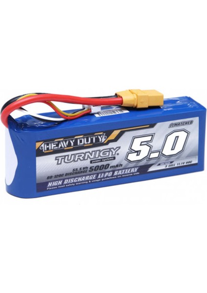 Heavy Duty 5000MAH 3s 60C Lipo Batarya