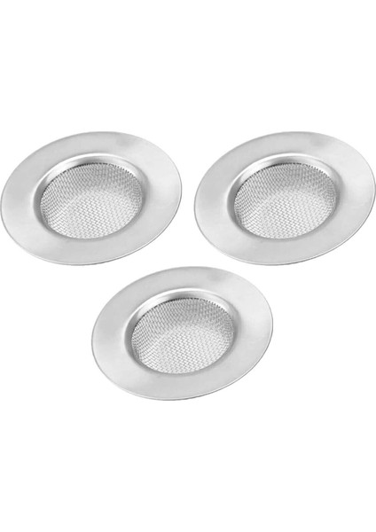 Tekno Trust Çelik Lavabo Süzgeci 3 Adet