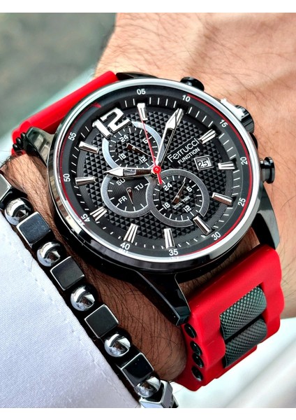 Function FCF.11550FS.05 Silikon Kordon Erkek Kol Saati