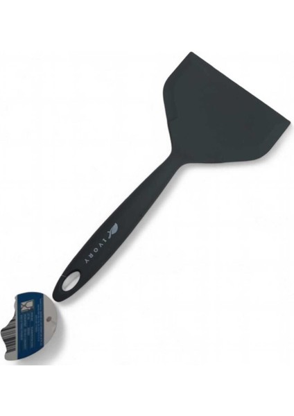 Tekno Trust Silikon Geniş Spatula Gri
