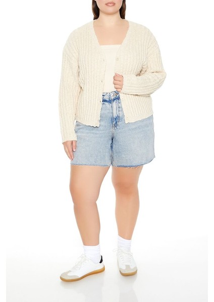 Plus Size Örgü Hırka