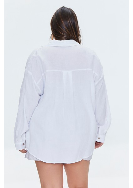Plus Curve Oversize Gömlek