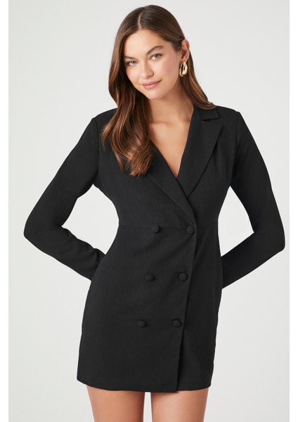 F21 Kruvaze Blazer Elbise