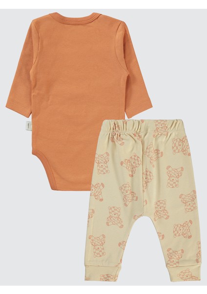 Erkek Bebek 3'lü Takım 6-18 Ay Tarçın modelleri