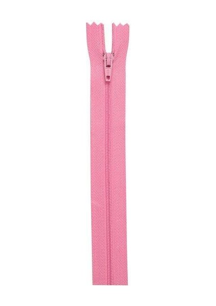 Yeni Sm Etek Fermuarı 18 cm Bebe Pembe