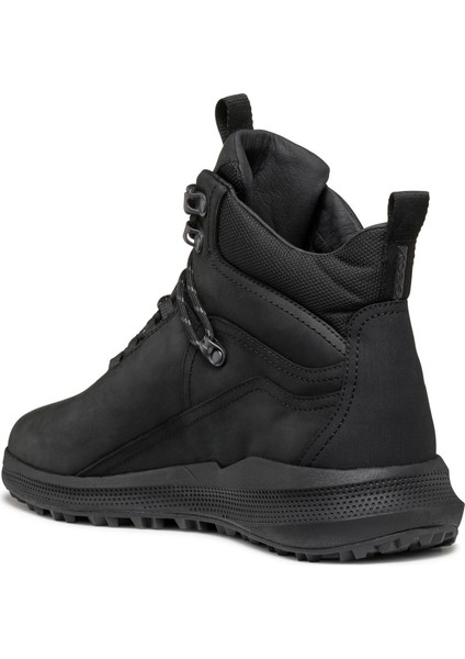 Deri + Tekstil Siyah Erkek Bot U PG1X B Abx C - Pul Up Le+Tex indirimleri