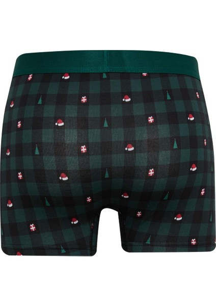 Erkek Yılbaşı Temalı Boxer E0043AX24CW modelleri