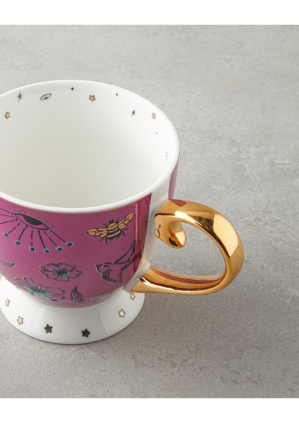 Talisman Magic New Bone China Yılbaşı Kupa 460 ml Pembe