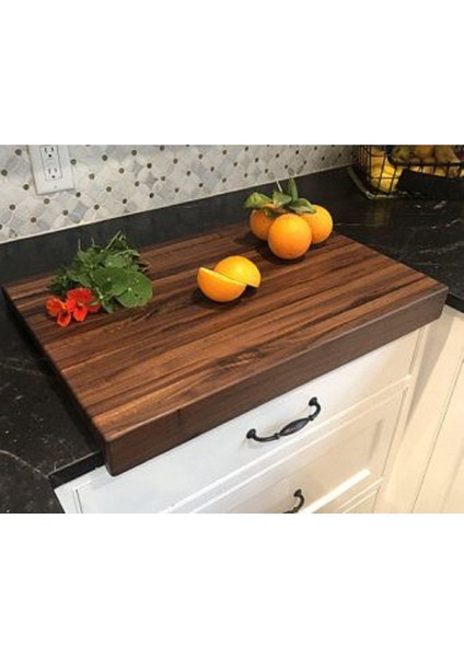 Ahşap Kesme Tahtası, 48x34, kahverengi, şık ve dayanıklı ev ve mutfak kullanımı için fiyatları