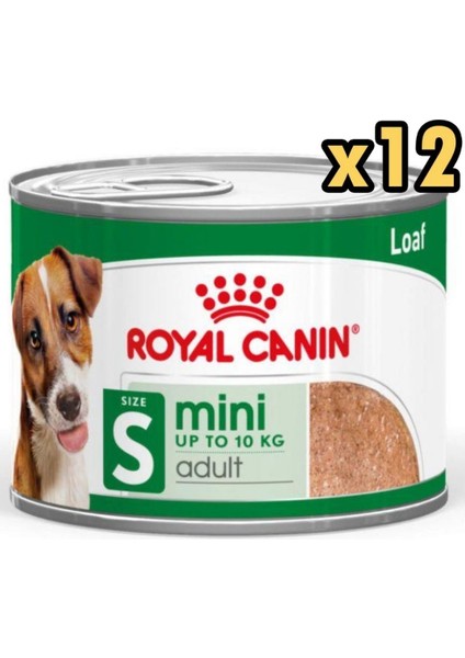 Loaf Mousse Küçük Irk Ezme Yetişkin Köpek Konservesi 195 gr x 12 Adet