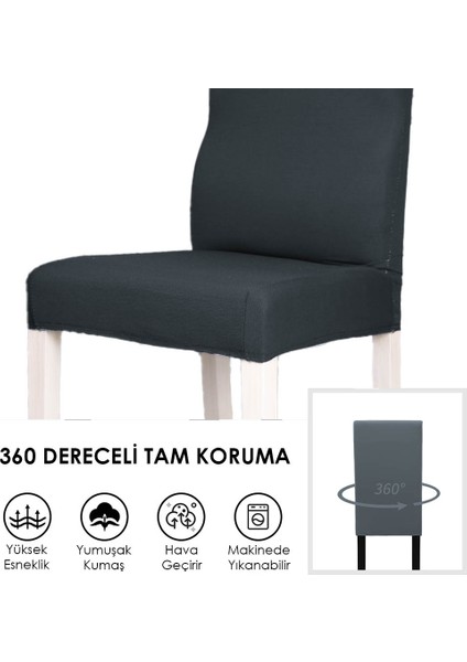 Likralı Sandalye Kılıfı Esnek Streçli Lastıklı Sandalye Örtüsü Balpetek Sandalye Koruyucu modelleri