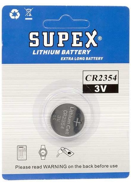 CR2354 3V Lityum Tekli Paket Pil