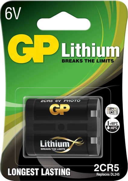 2CR5 6V Lityum Pil Fotoğrağ Makinesı Pili