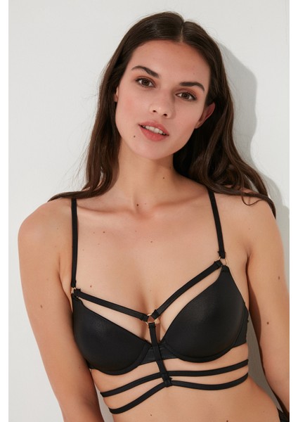 Siyah Unique Half Band Bikini Üstü modelleri