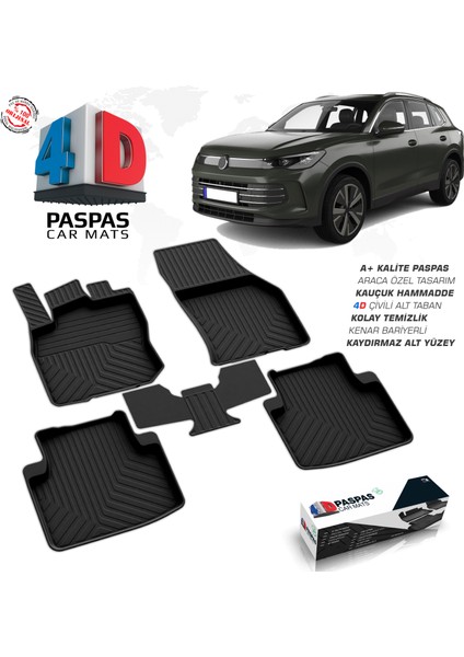 Vw Tiguan 3 4d Havuzlu Paspas 2024 Üzeri A+ Kalite