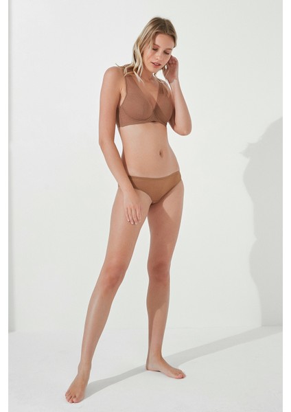 Açık Kahverengi Adore Invisible Lace Sütyen