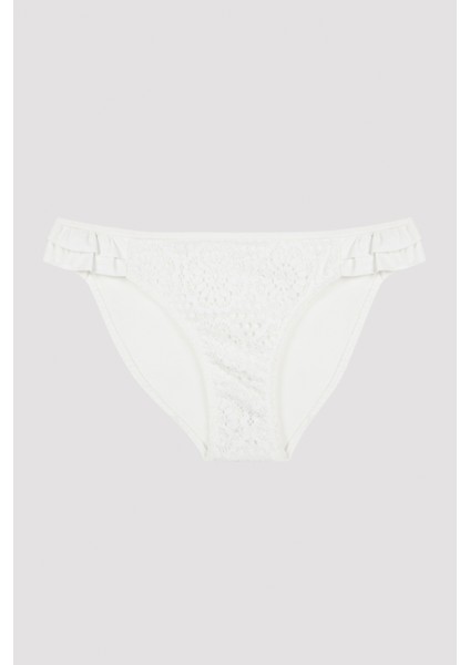 Kırık Beyaz Marsilya Side Bikini Altı