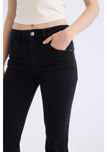 Yüksek Bel Uzun Jean Pantolon D5529AX24CW