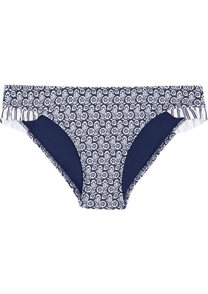 Baskılı Parker Slip Mayo Bikini Altı
