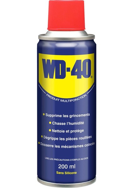 WD40 Pas Sökücü Çok Amaçlı Sprey 200 ml Bir Kutu Bin Işlev