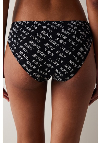 Tokyo Siyah Slip Külot modelleri