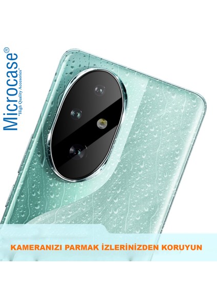 Honor 200 Pro Uyumlu Kamera Lens Koruma Halkası - Kapalı Tasarım -Siyah AL3401