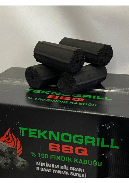 %100 Fındık Kabuğu Mangal Kömürü 10 kg