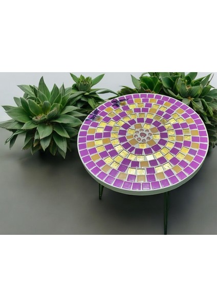 Mozaik Sehpa / Taş Sehpa / Metal Ayaklı Sehpa / Zigon / Yan Sehpa / Sehpa