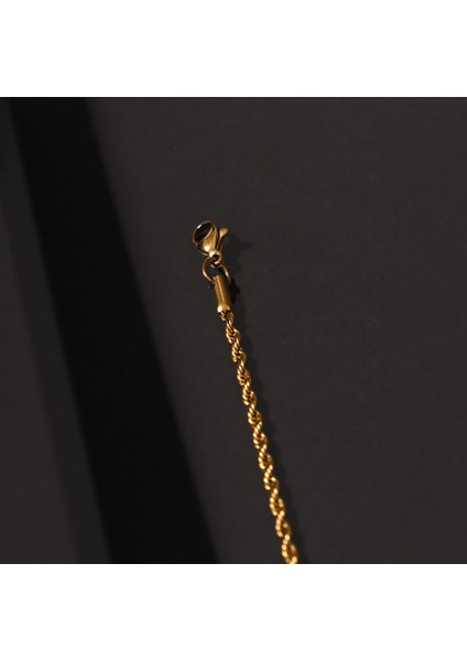 Çelik Erkek Bileklik, Gold Renk, Ince Zincir, No:27 fiyatları