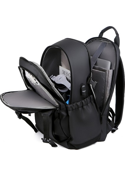 Çok Fonksiyonlu Büyük Kapasiteli Sırt Çantası, USB Şarj Bağlantı Noktalı Su Geçirmez Dizüstü Bilgisayar Sırt Çantası (Yurt Dışından) fiyatları