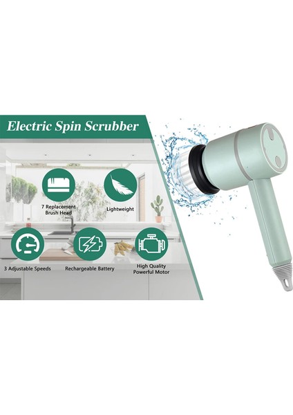 Dönerli Akülü Elektrikli Temizleme Fırçası (Yurt Dışından) indirimleri