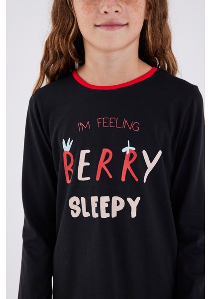 Çok Renkli Kız Çocuk Berry Sleepy 4lü Pijama Takımı