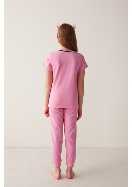 Kız Çocuk Be Happy 2li Pijama Takımı
