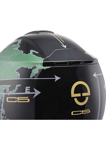 C5 Kask Globe Green indirimleri