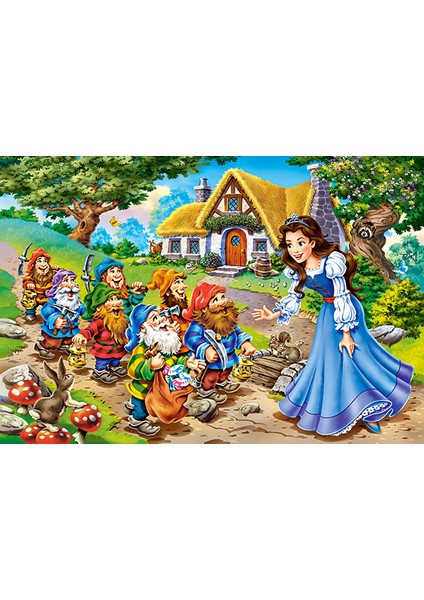 40 Parça Pamuk Prenses ve Yedi Cüceler Maxi Çocuk Puzzle