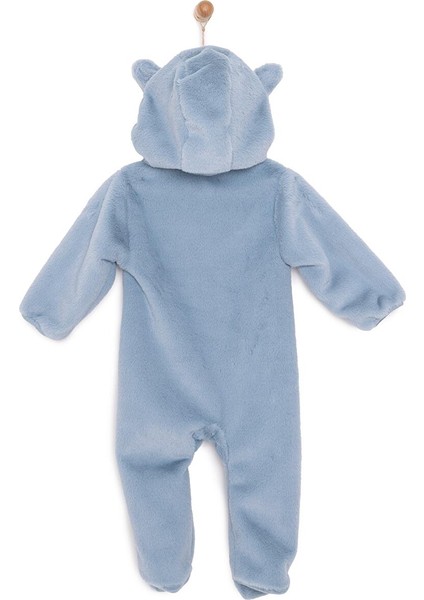 Yenidoğan Peluş Patikli Tulum Erkek Bebek modelleri