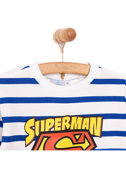 Batman ve Superman-Warner Bros Batman ve Superman - Warner Bros Superman Erkek Sweatshirt Erkek Bebek